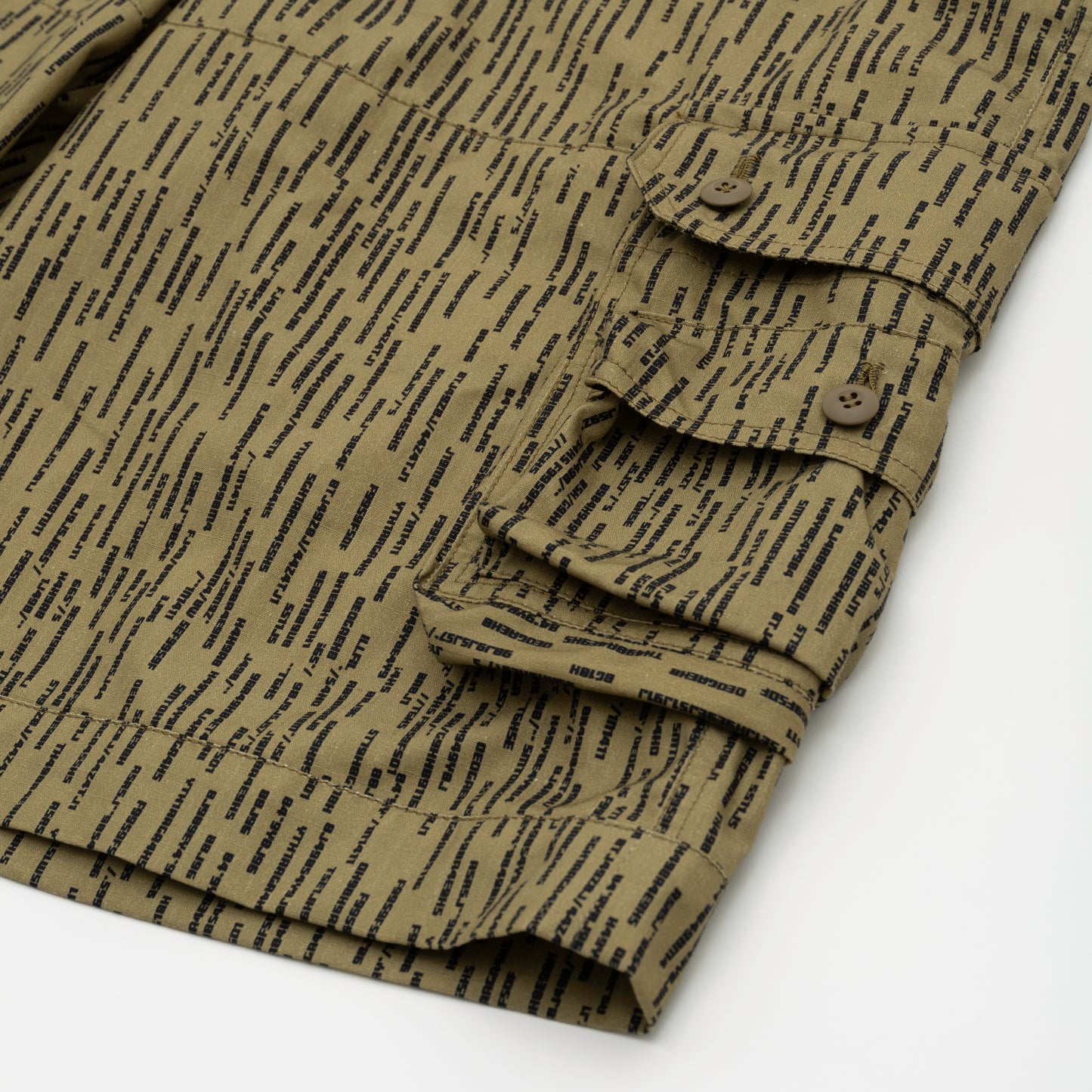 Digital Raindrop Camo Cargo Short