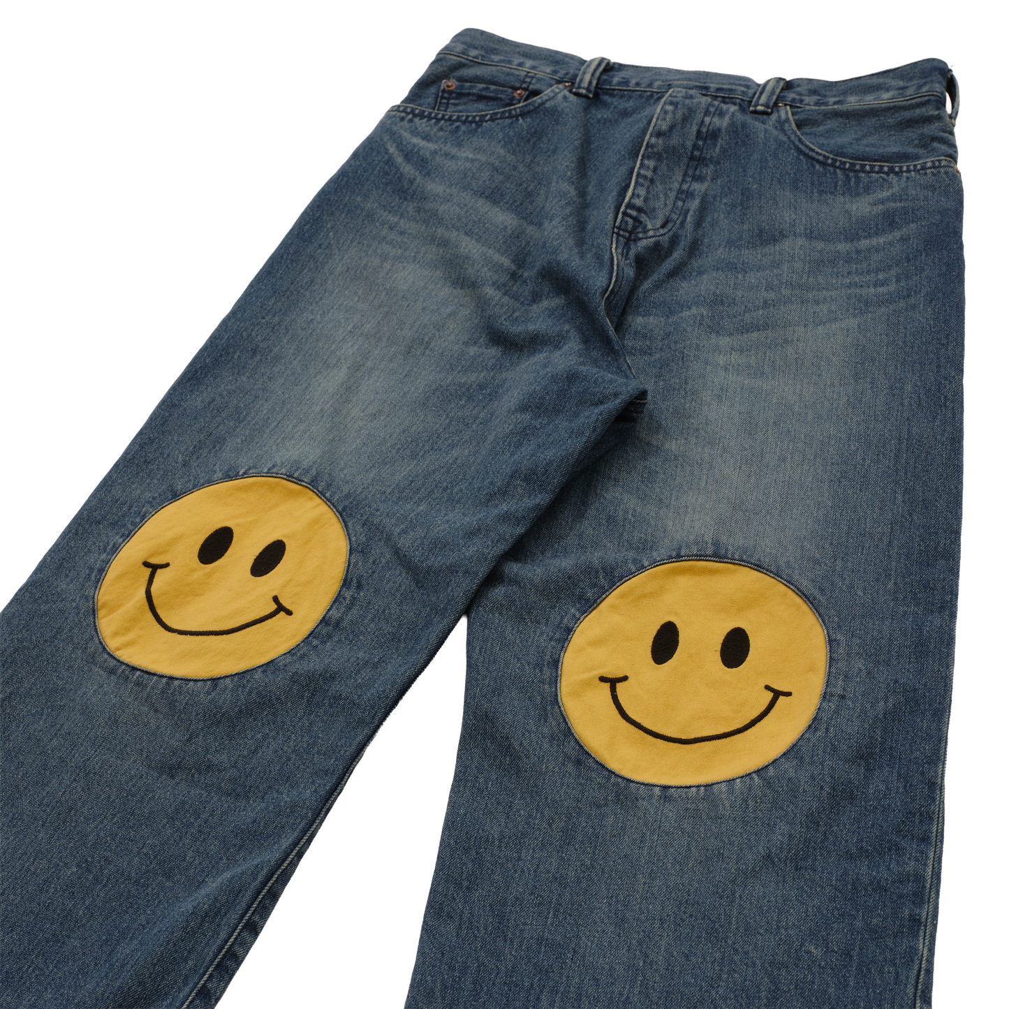 Knee Laugh Forward Denim Jeans