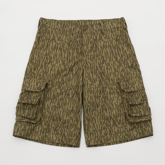 Digital Raindrop Camo Cargo Short