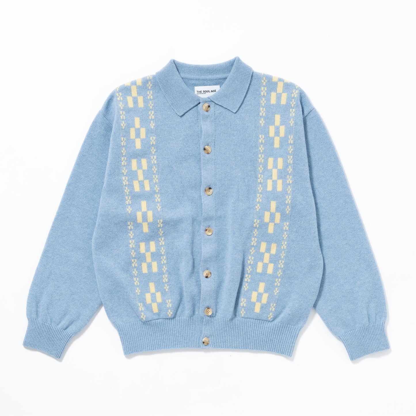 Minsa Knit Polo Cardigan