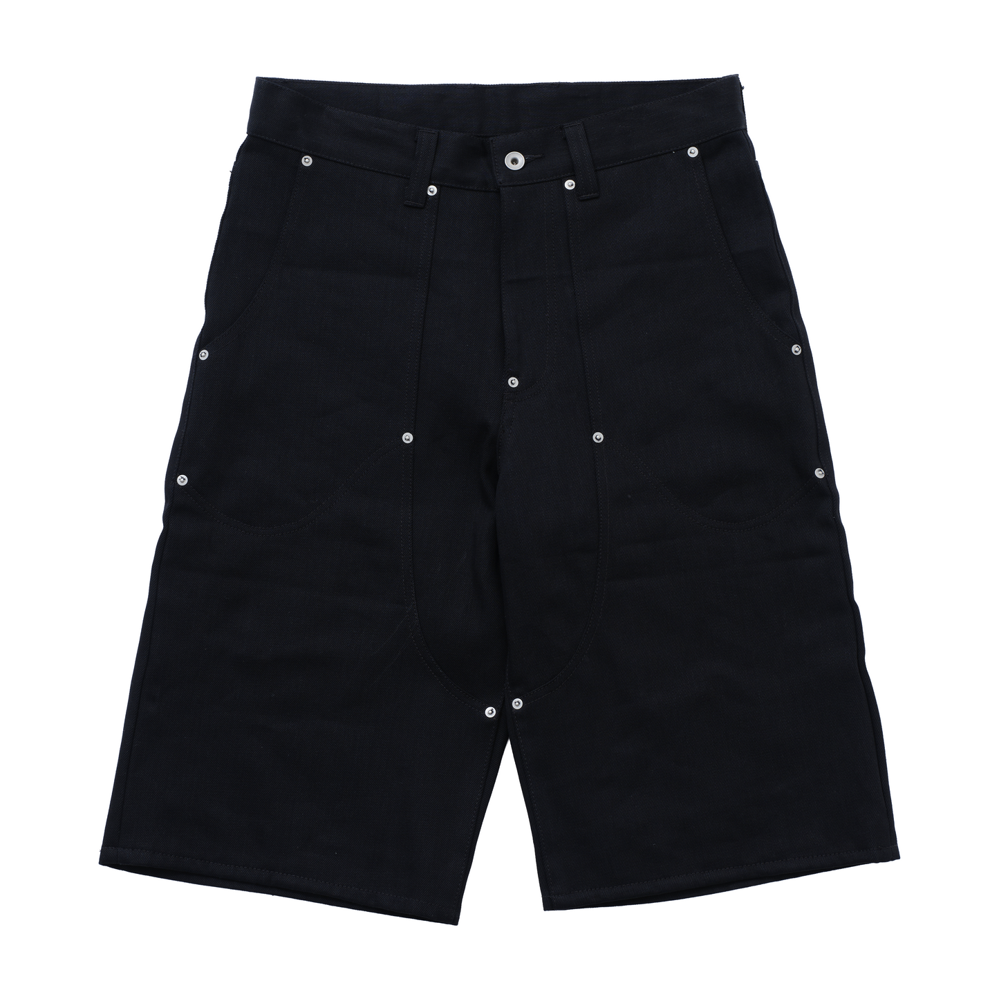 Double Knee Denim Shorts