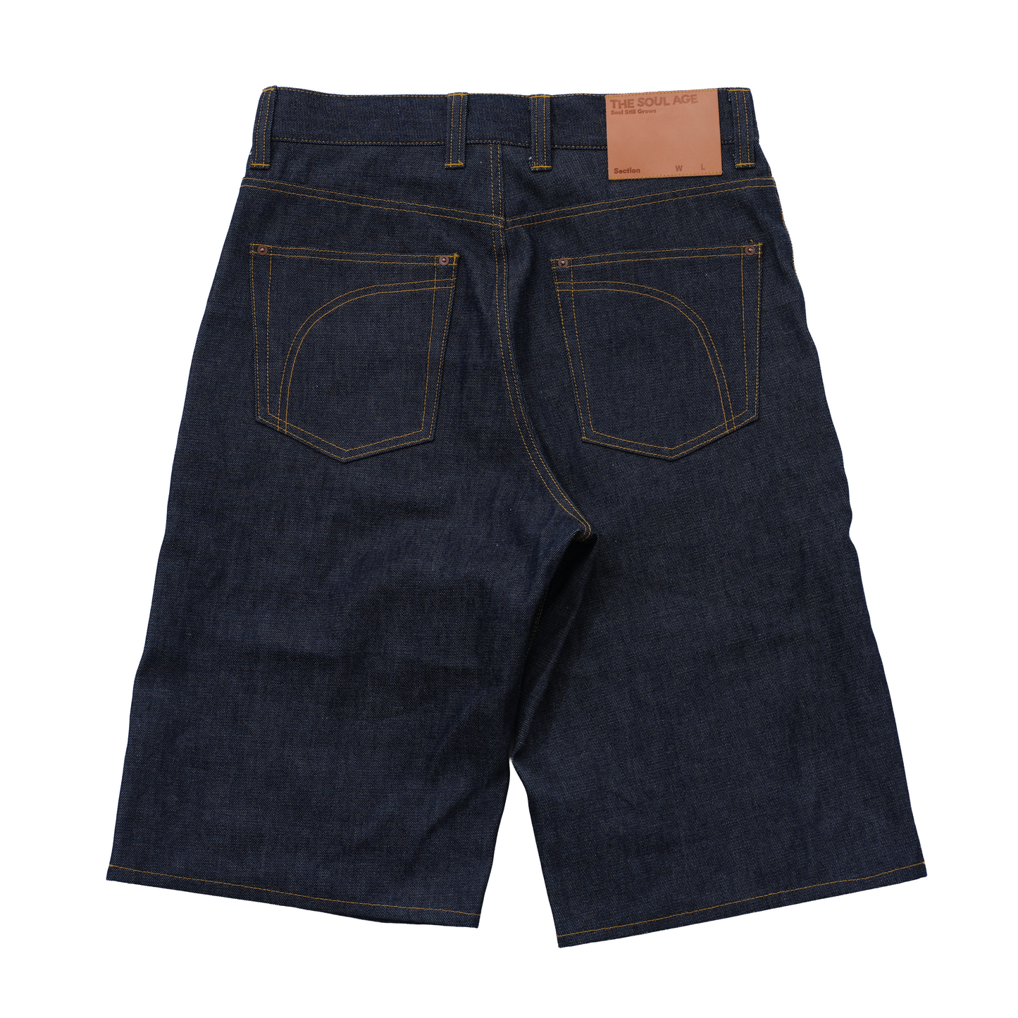 Double Knee Denim Shorts
