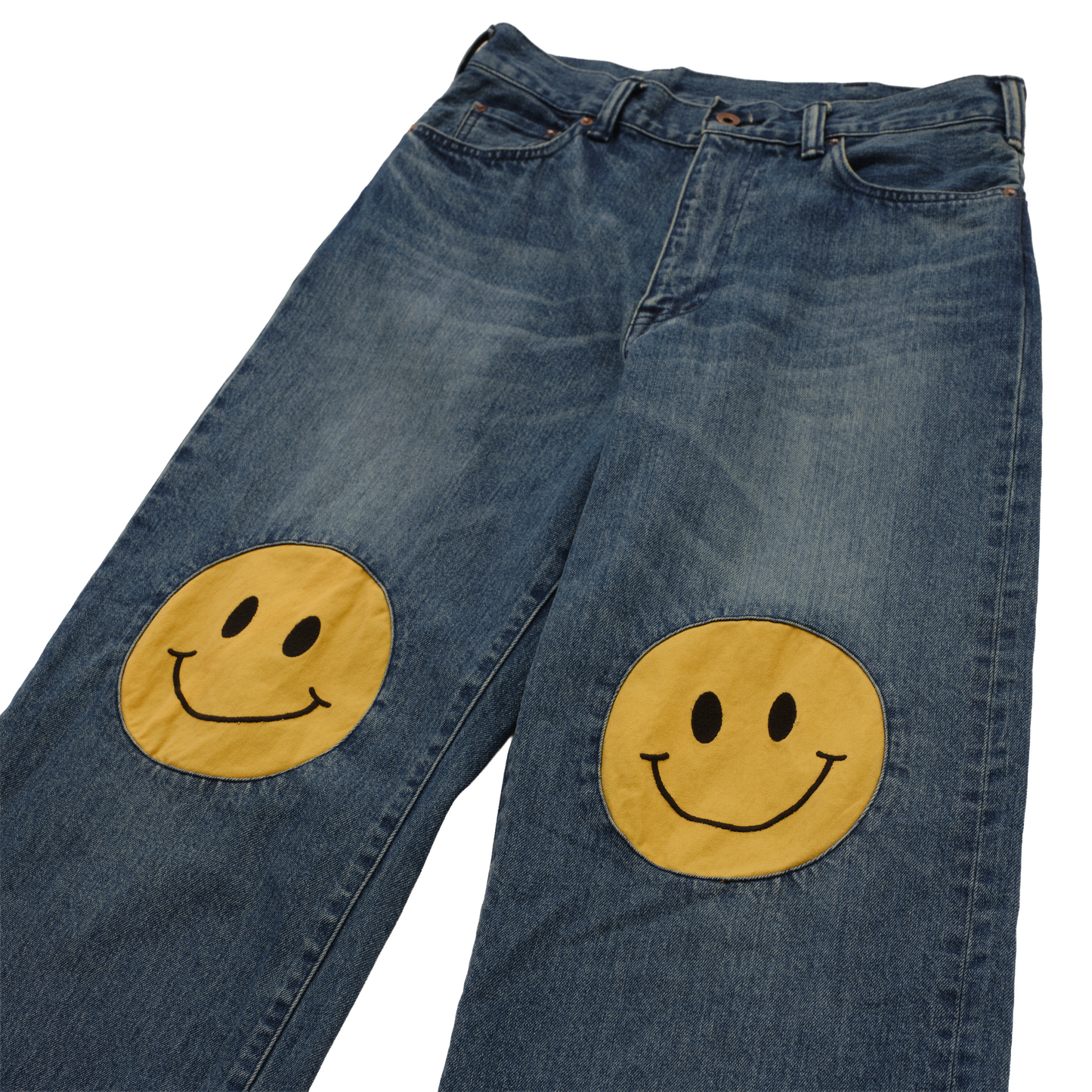 Knee Laugh Forward Denim Jeans