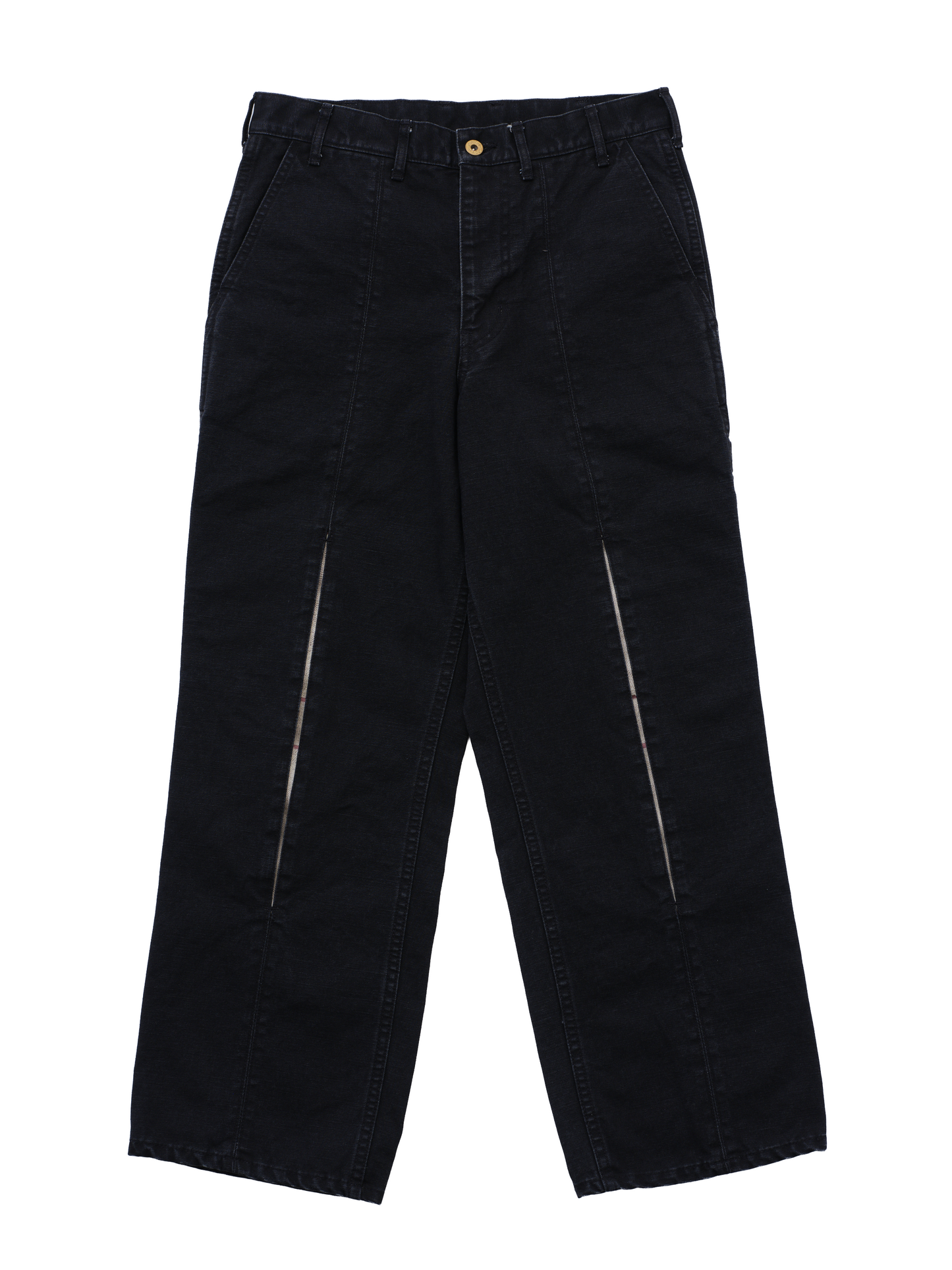 Knee Pleat Painter Pants