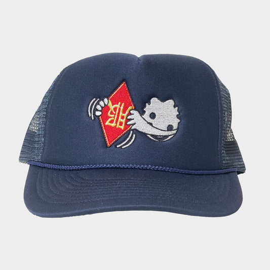 Cartoon Logo Mesh 5-Panel Cap